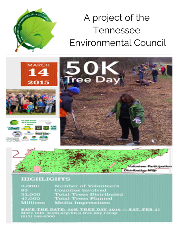 Tennessee Tree Program Tennessee Environmental Council
